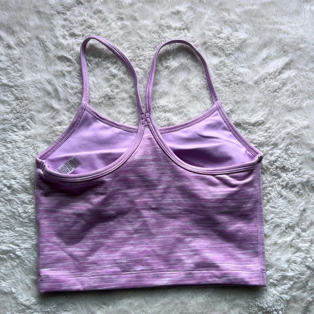 OFFLINE by Aerie The Hugger Recharge Purple Space Dye Racerback Sports Bra XS